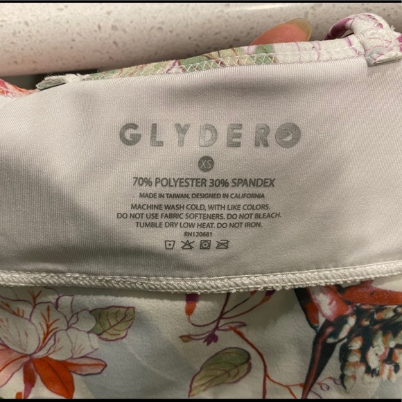 Glyder Premier Bra Botanical Tropics - Size XS - Picture 7 of 9